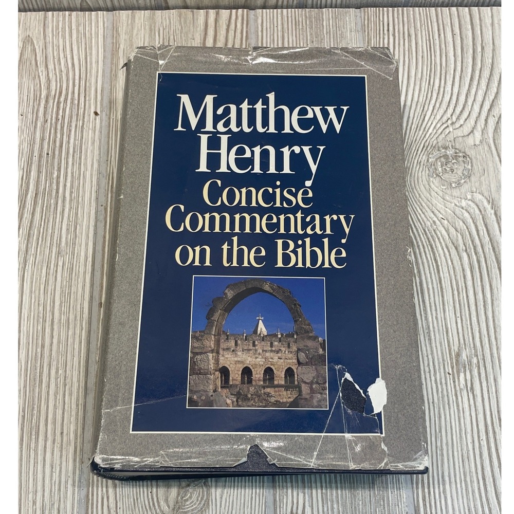 Matthew Henry Concise Commentary Bible Study Moody Press Hardcover 1988